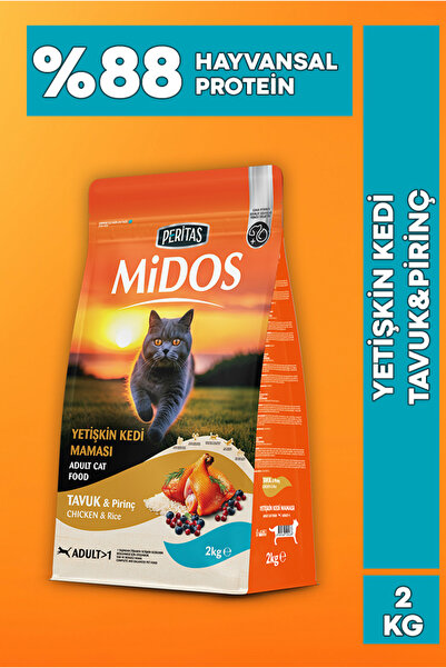 PERİTAS Midos Tavuklu Yetişkin Kedi Maması Maintenance - 2kg