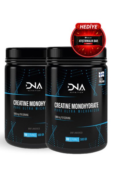 Dna Nutrition Creatine 500gr X 2 Adet (TOPLAM 1000GR - 200 SERVİS)