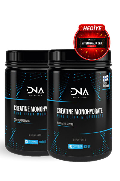 Dna Nutrition Creatine 500gr X 2 Adet (TOPLAM 1000GR - 200 SERVİS)