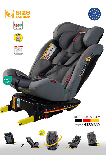 Holmer Kids Maxi Protect Aero 3d ( 360° Dönebilir) 0-36kg Oto Koltuğu Isofix/sps/sıp/latch
