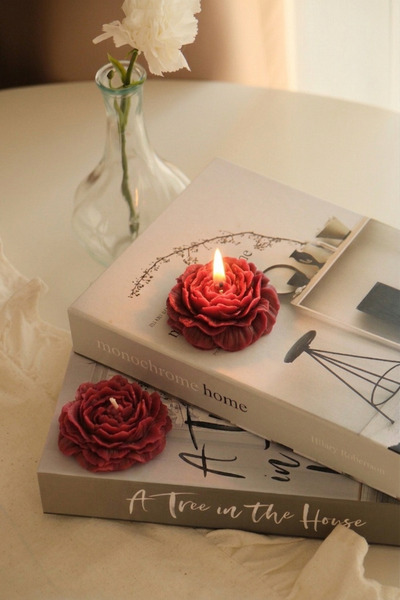 MAK CANDLE 5’li Paket Suda Yüzen Şakayık Mum Dekoratif ve Hediyelik