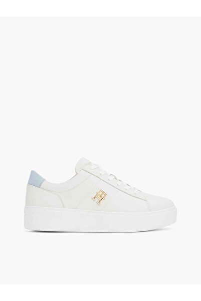 Tommy Hilfiger Leather Platform Sneaker Shoes Shoes Fw0Fw08464 0Lh