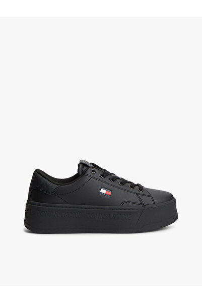 Tommy Hilfiger Γυναικεία/Κοριτσίστικα μαύρα αθλητικά παπούτσια με λογότυπο μά...