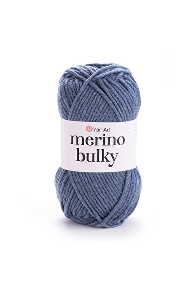 Yarnart Merino Bulky - Hand Knitting Thread Grey-blue-3864