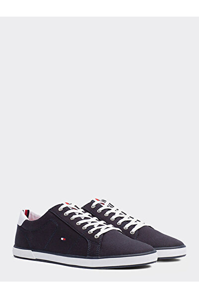 Tommy Hilfiger Men's Brand Logo Sneakers in Navy Blue, Suitable for Daily Use