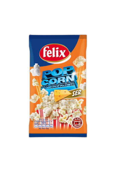 Felix Popcorn pentru microunde, gust de branza, 90 g
