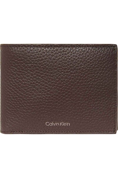 Calvin Klein Pánská peněženka CK tmavě hnědá