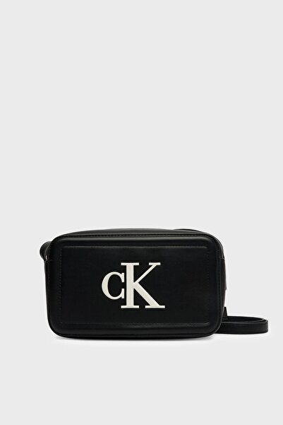 Calvin Klein Bold Ck Camera Women Black Crossbody Bag Lv04F3220G-3L2