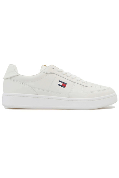 Tommy Hilfiger Women'S/Girls' Brand Logo Sneakers in Ecru, Suitable for Daily...