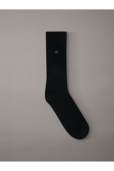 Calvin Klein Unisex Brand Logo Black Socks Suitable for Daily Use