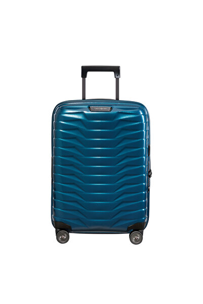 Samsonite Lacivert Proxis - Spinner 4 Tekerlekli Körüklü Kabin Boy Valiz 55cm