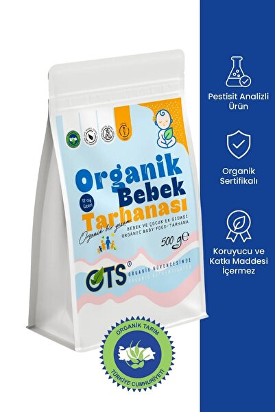 OTS Organik Bebek Tarhanası 500 gr (Organik Sertifikalı, Pestisit Analizli)