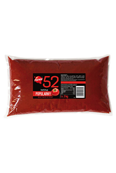 Fanex Ketchup 3kg, pentru pizza, gust tomat, consistenta groasa