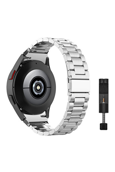 ÜNİCELL Samsung Galaxy Watch 4 5 Pro 6 7 Seri 40 44mm Classic 42 43 45 46 47mm Paslanmaz Çelik Kordon