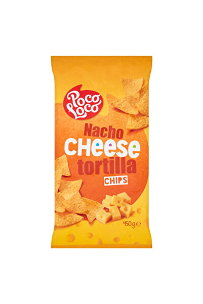 Poco Loco Chipsuri de porumb cu branza Nacho, Poco Loco, 450 g