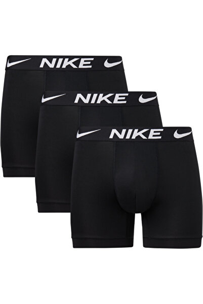 Nike Herren Boxer Şort, 3'lü Paket - Boxer Külot, Dri-Fit Micro, Logobund