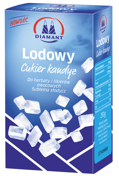 Diamant Zahar alb 250g, cristale groase