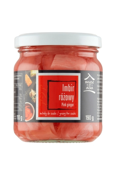 House Of Asia Ghimbir marinat pentru sushi, House of Asia, 190 g