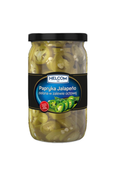 Helcom Ardei iute jalapeno in saramura de otet Helcom, 680 g