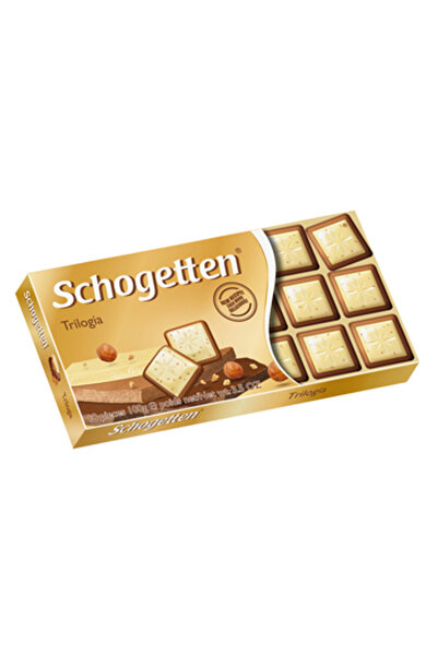 Schogetten Ciocolata Trilogia cu 3 tipuri de ciocolata 100g