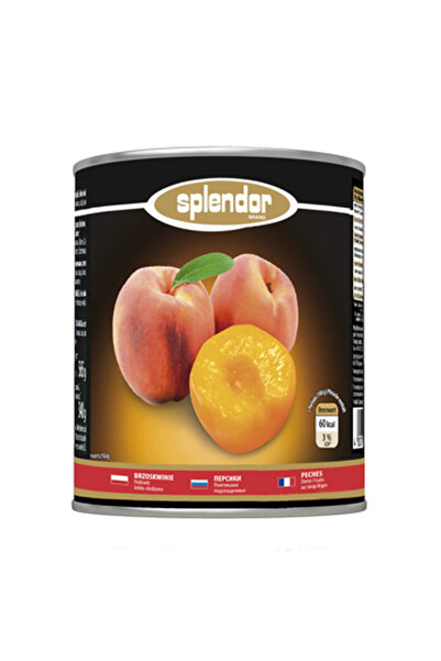 SPLENDOR Jumatati de piersici usor indulcite 820g