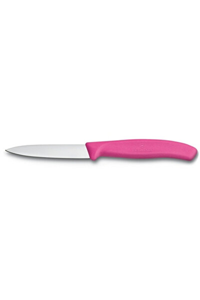 Generic Brand Cutit pentru legume, 8 cm, otel inoxidabil, roz