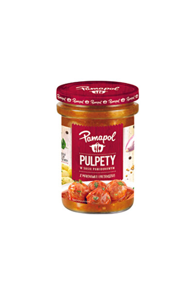 Pamapol Chiftele in sos de rosii cu morcov si patrunjel, Pamapol, 500g