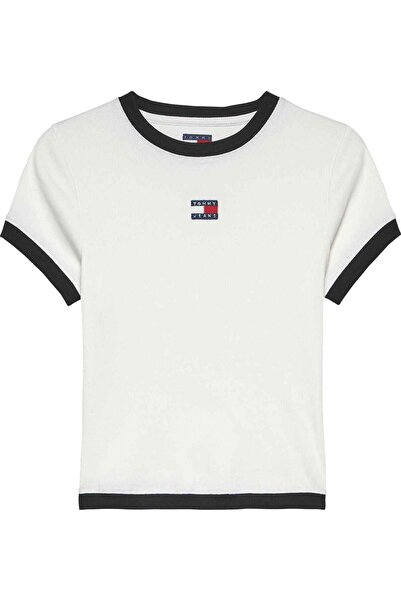 Tommy Hilfiger Kadın TJW Badge Slim Fit T-shirt