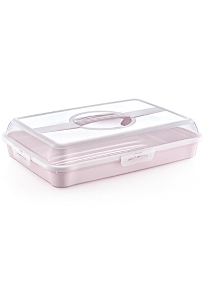 Generic Brand Cutie alimentara, Keeeper, Polipropilena, Roz/Transparent
