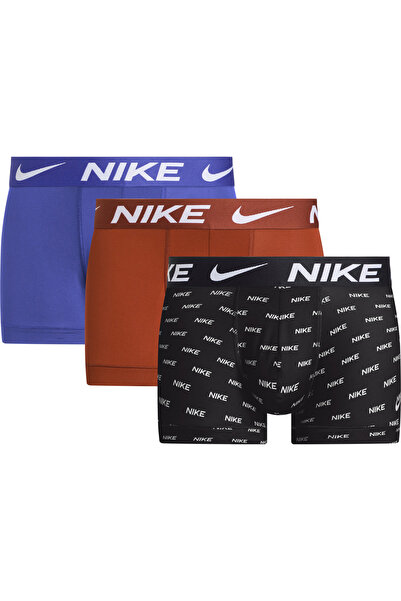 Nike Erkek Marka Logolu Elastik Bel Bantlı Günlük Kullanıma Uygun Mavi-Kahver...