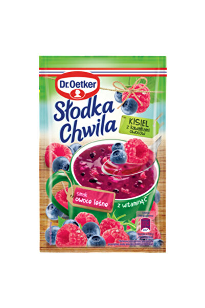 Dr. Oetker Kisiel cu fructe de padure, Dr. Oetker, 31,5g, cu bucati de fructe