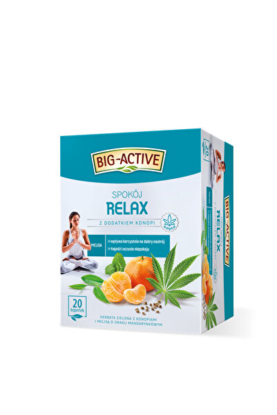 Generic Brand Ceai verde Big Active, antistres, 20 pliculete, 30g