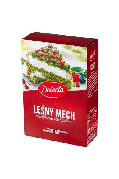 Delecta Praf pentru prajitura Muschi de padure, Delecta, 410g, cu spanac