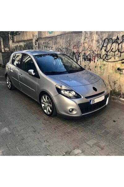 OTO H.İ.T. Renault Clio 3 Uyumlu Astra H Lip 2 Parça Ön Tampon Eki 1. Sınıf K...