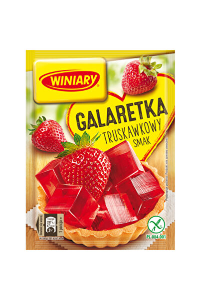 OEM Gelatina Winiary, gust de capsuni, 71 g, set 4 portii