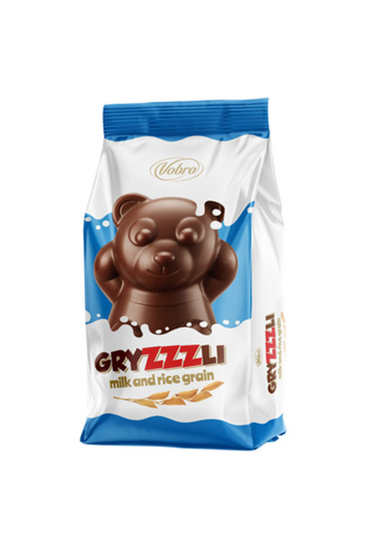 Vobro Praline Gryzzzli, cu ciocolata cu lapte, 1000g