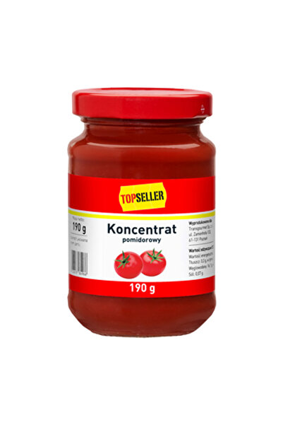 Generic Brand Concentrat de rosii 190 g TOPSELLER, Produs pasteurizat
