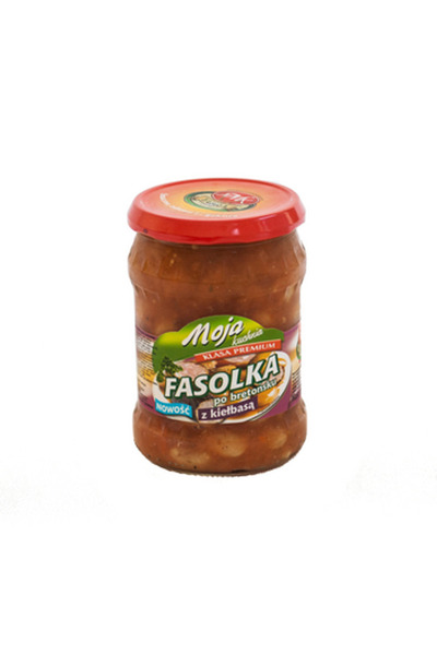 Generic Brand Fasole cu carnati Moja Kuchnia 500g, sterilizata, continut 30% ...
