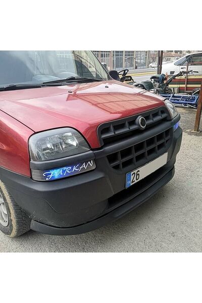 OTO H.İ.T. Fiat Doblo D1 Uyumlu Astra H Lip 2 Parça Ön Tampon Eki 1. Sınıf Ka...