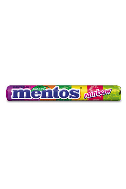 Mentos Caramele Rainbow 37.5g, 7 arome, multicolor