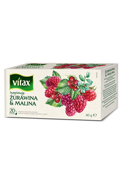 VITAX Ceai de afine si zmeura Vitax, 20 pliculete, 40G