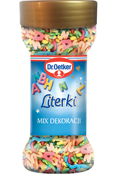 Dr. Oetker Decoratiuni zaharoase 40g, pentru prajituri si deserturi, multicolor