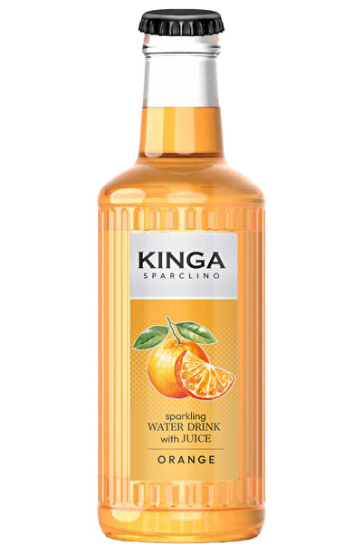 Generic Brand Bautura carbogazoasa Kinga Pieninska, aroma portocala, 250ml