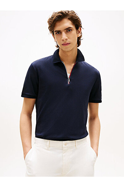 Tommy Hilfiger Men's Regular Fit Pure Cotton with Flag Logo Embroidered on th...