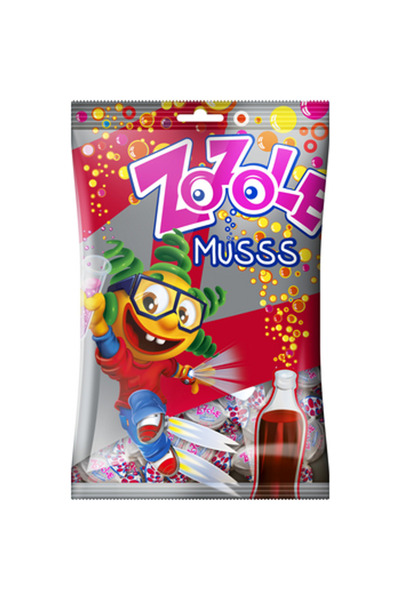 Zozole Cola 1kg, caramele cu umplutura, vegane, aroma de cola