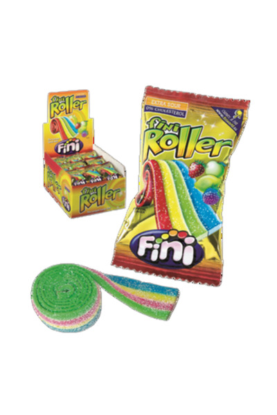 Fini Set de jeleuri acrisoare cu aroma de fructe Roller 20g