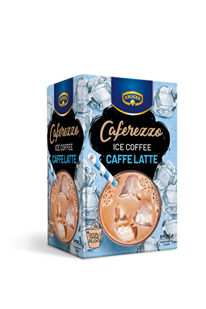 KRUGER Cafea Caferezzo Ice Coffee Caffe Latte 100g, gust delicat, continut de...