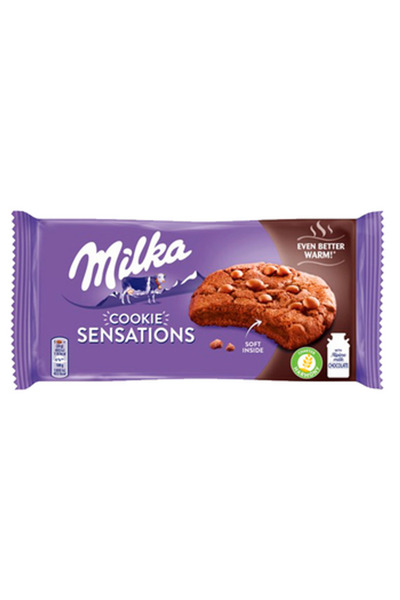 Milka Biscuiti cu cacao si ciocolata Milka, 156g, 6 portii, cu adaos de cioco...
