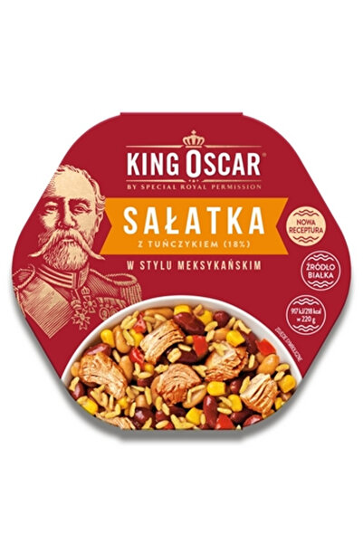 King Oscar Salata cu ton stil mexican, King Oscar, 220 g, bogata in proteine,...