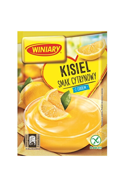 OEM Kisiel cu zahar, Winiary, aroma de lamaie, 77g, set 4 portii